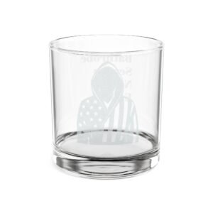 Etched Bathrobe Patriot Whiskey Glass