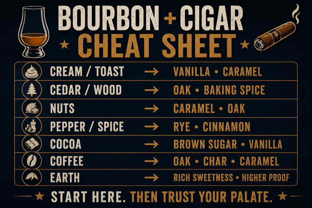 bourbon and cigar pairings