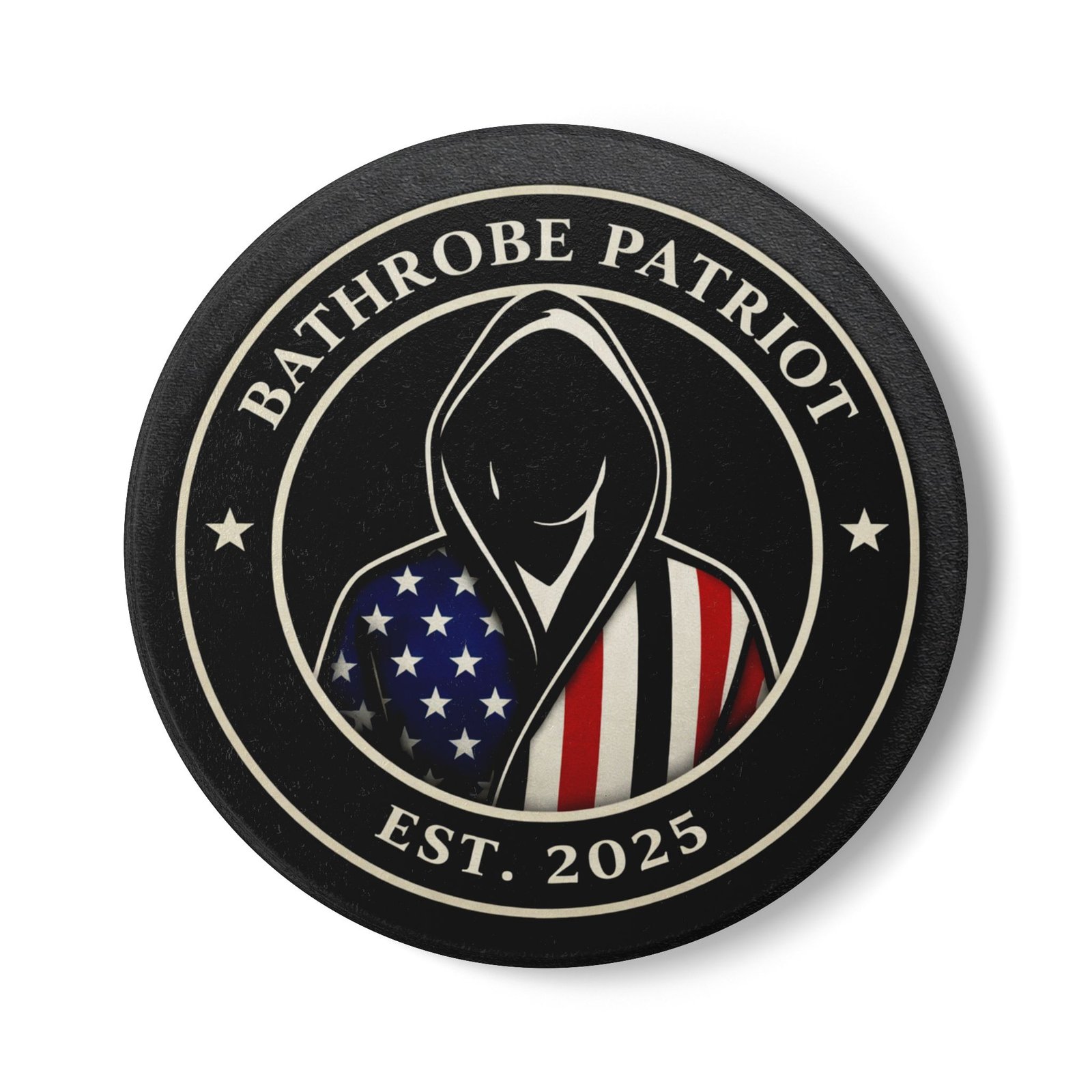 Ceramic Coaster — Classic Plain White Drink Coaster