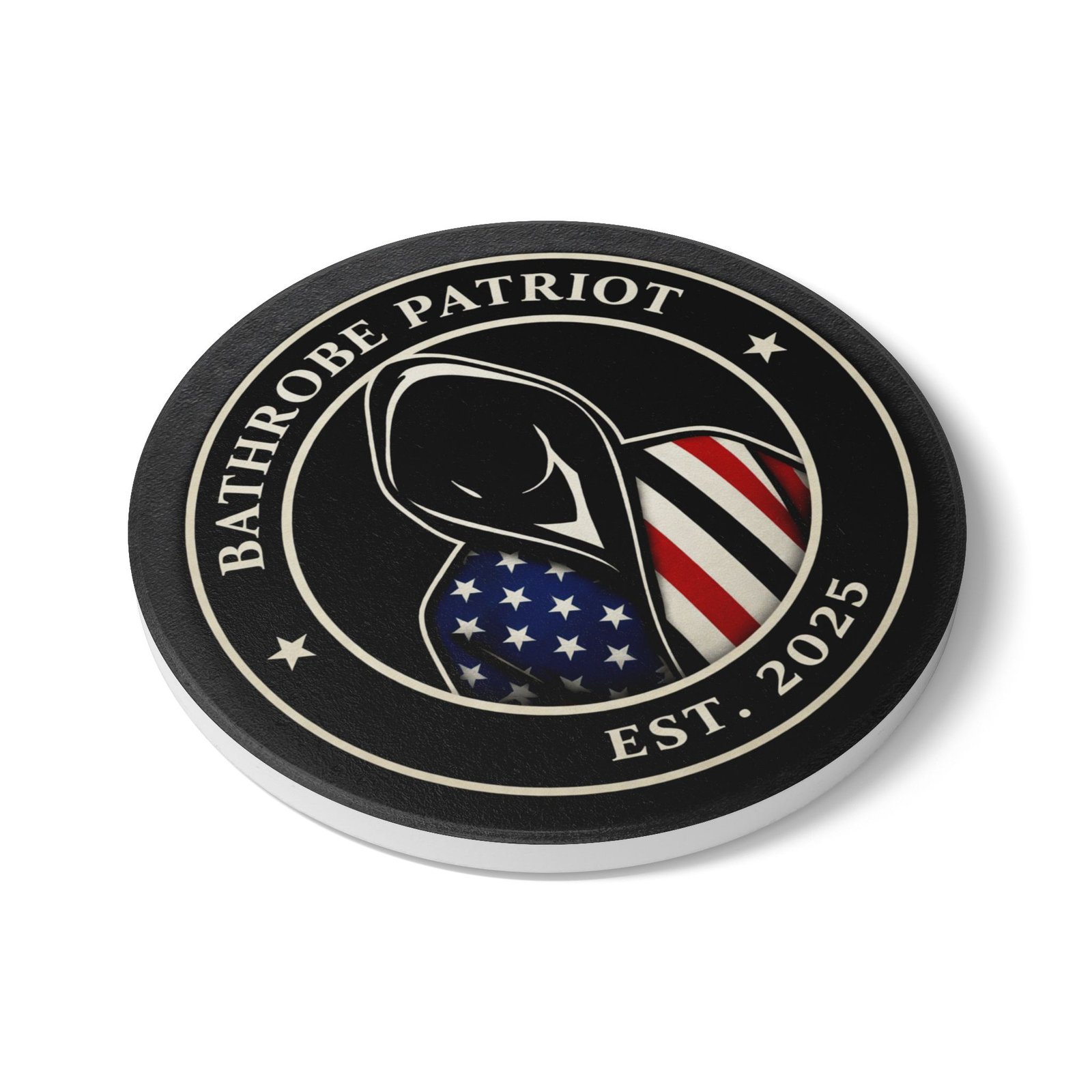 Ceramic Coaster — Classic Plain White Drink Coaster - Image 3