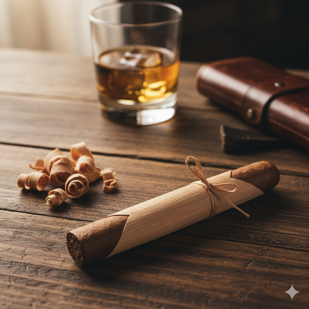 cedar wood cigar
