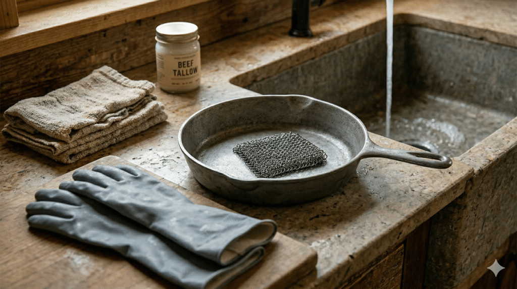 cast iron skillet
