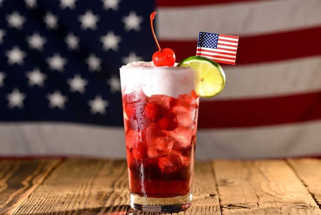 patriotic bourbon cocktails for Flag Day