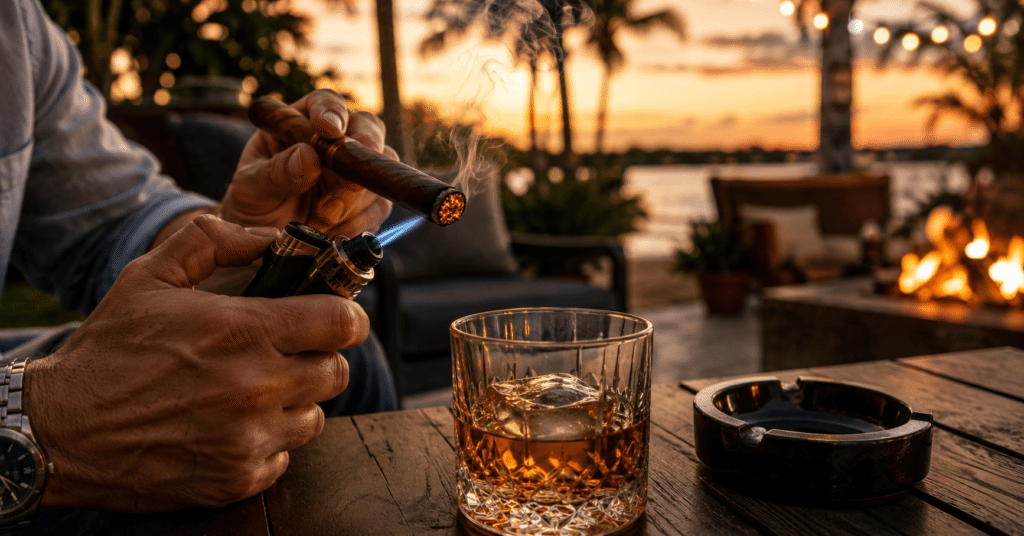bourbon cigar gifts