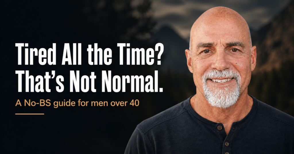 tired all the time men low energy health guide
