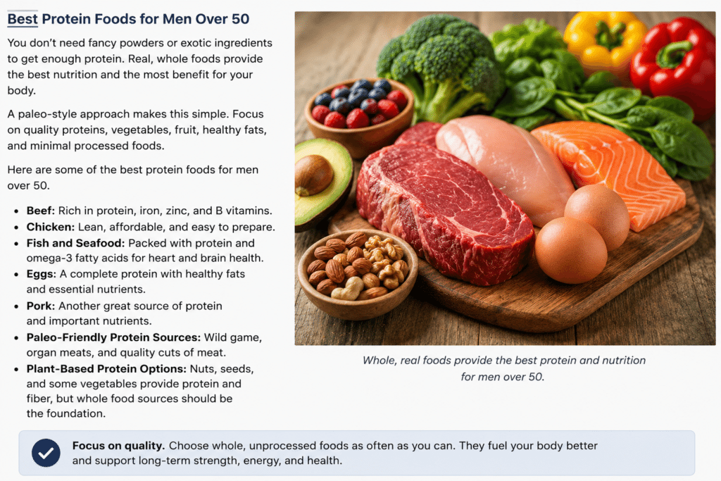 protein for men over 50