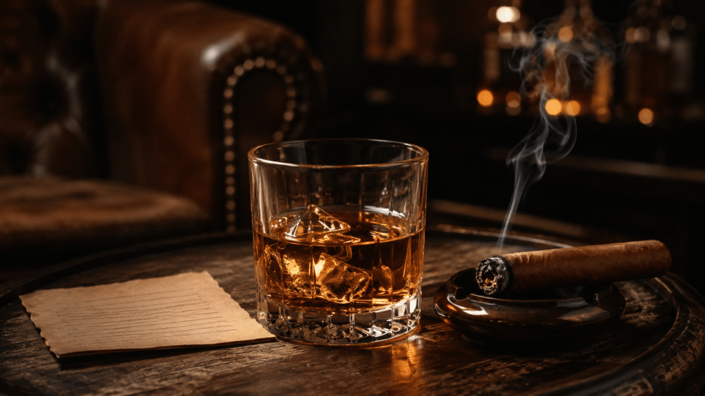 Top 10 affordable cigars paired with bourbon in a premium cigar lifestyle scene
