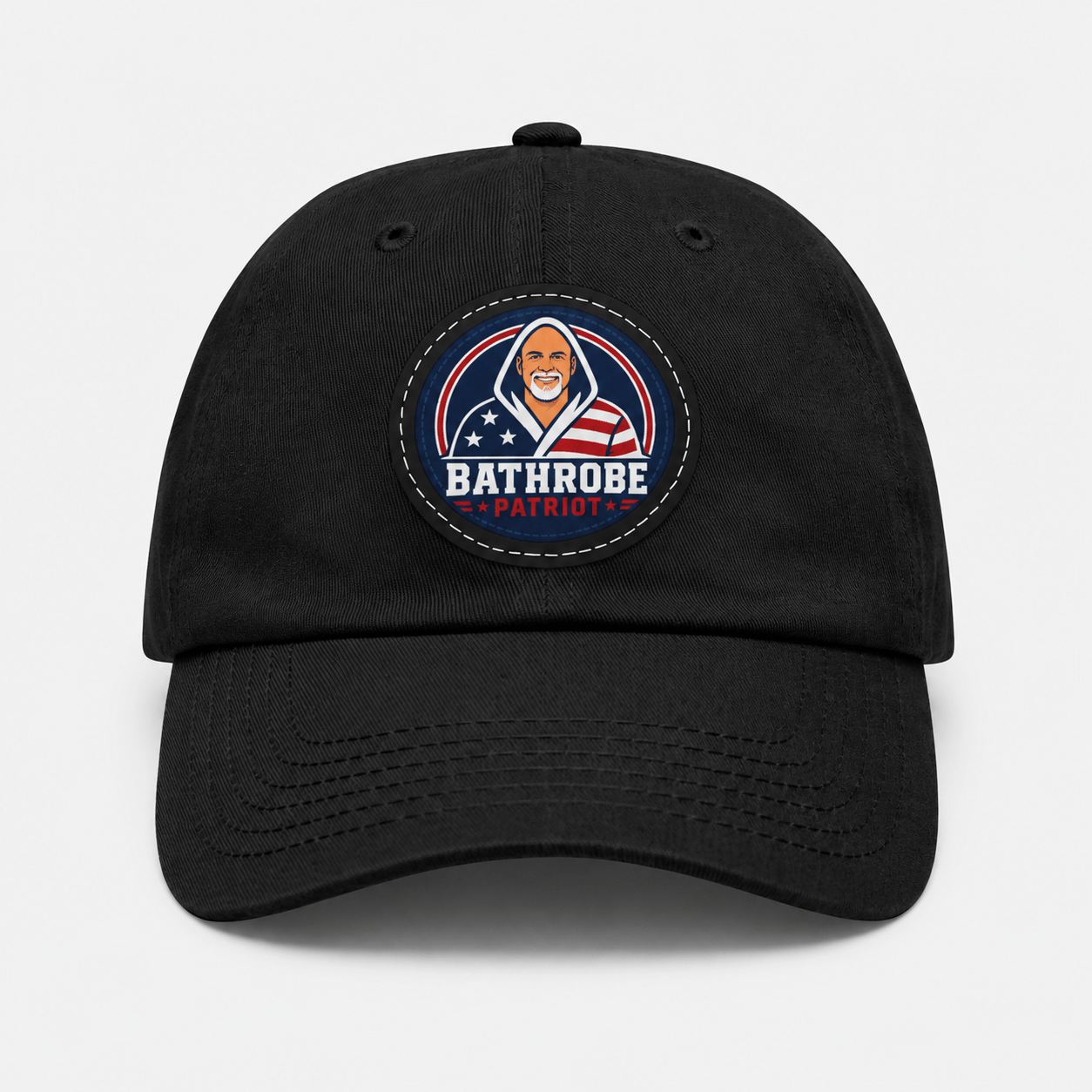 bathrobe patriot patch hat