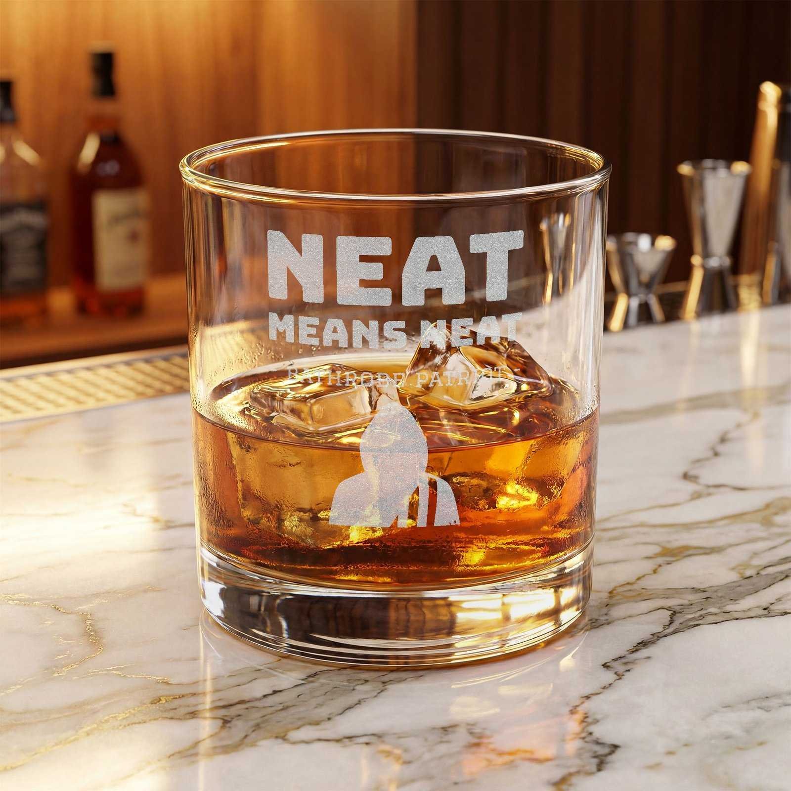 Neat Means Neat Whiskey Glass - Image 6