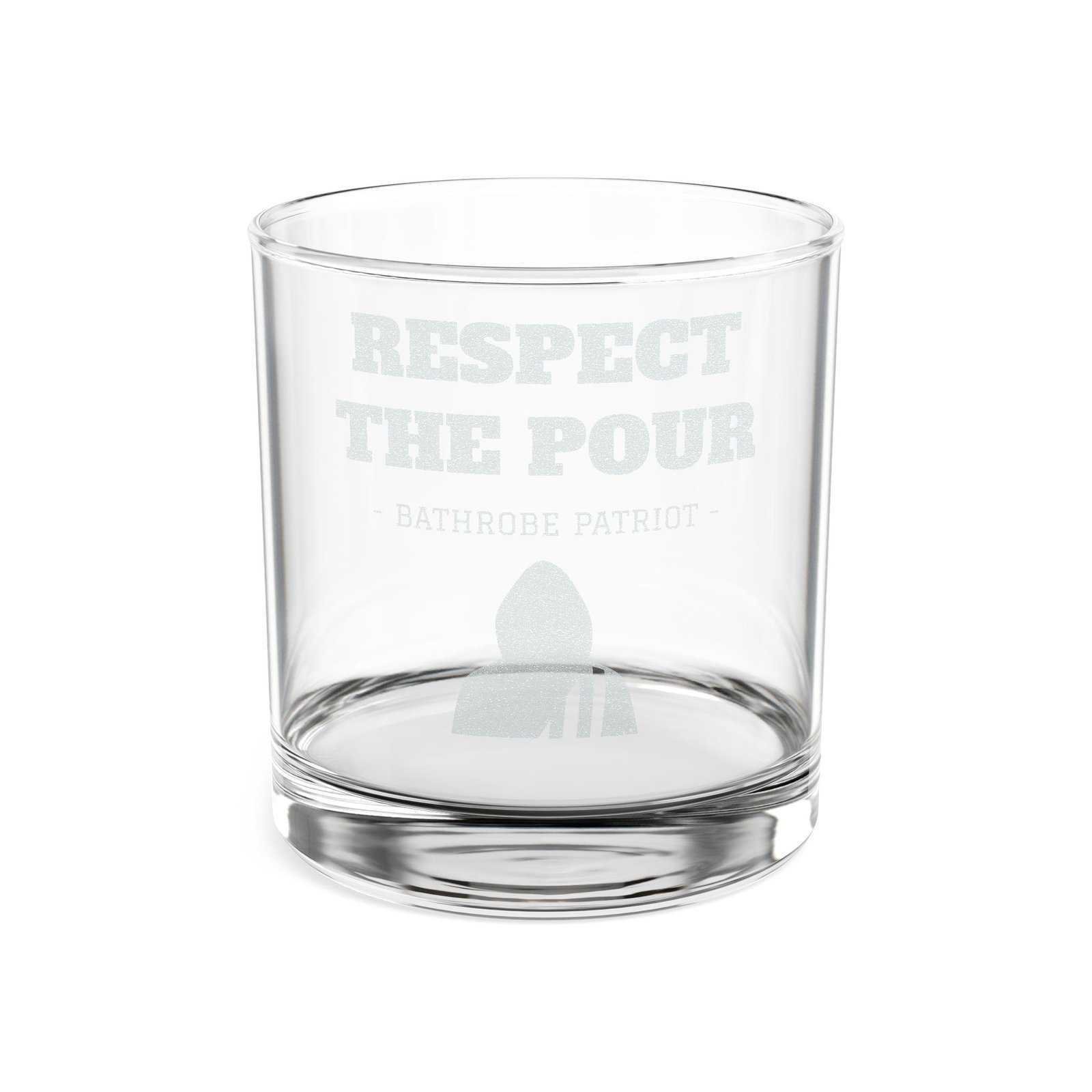 Respect the Pour Whiskey Glass - Image 2