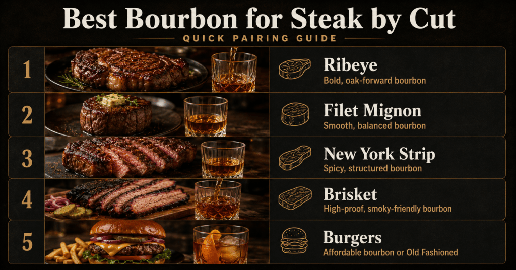 best bourbon for steak