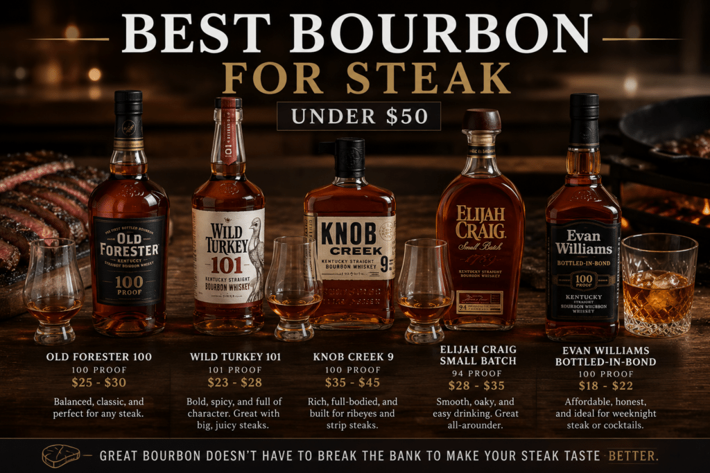 best bourbon for steak