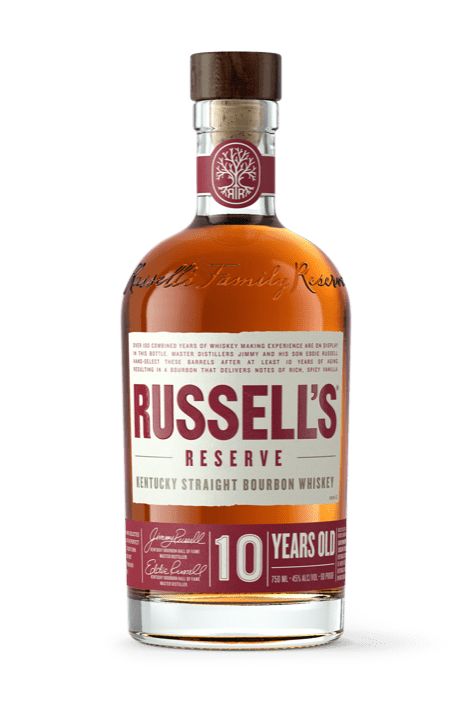 Russell's Reserve 10 Year bourbon bottle
