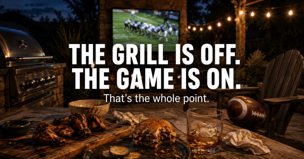 football weekend grilling timeline