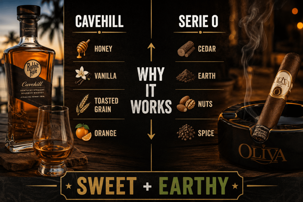 Rabbit Hole Cavehill cigar pairing