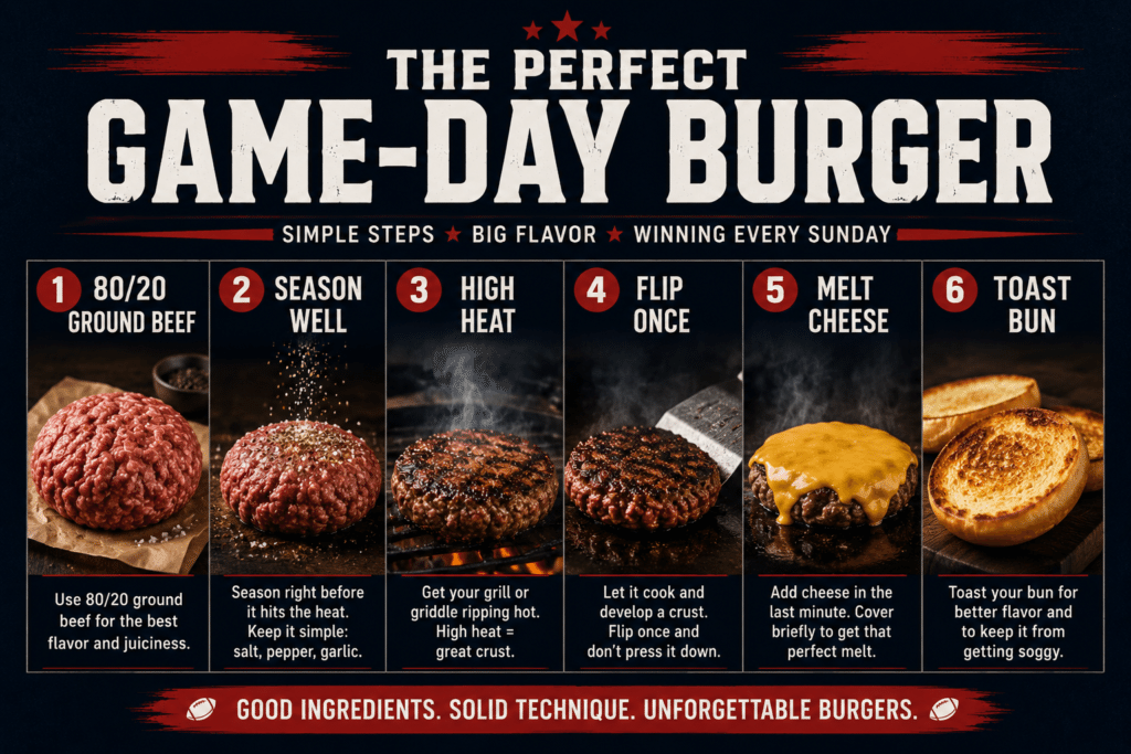 football burger guide