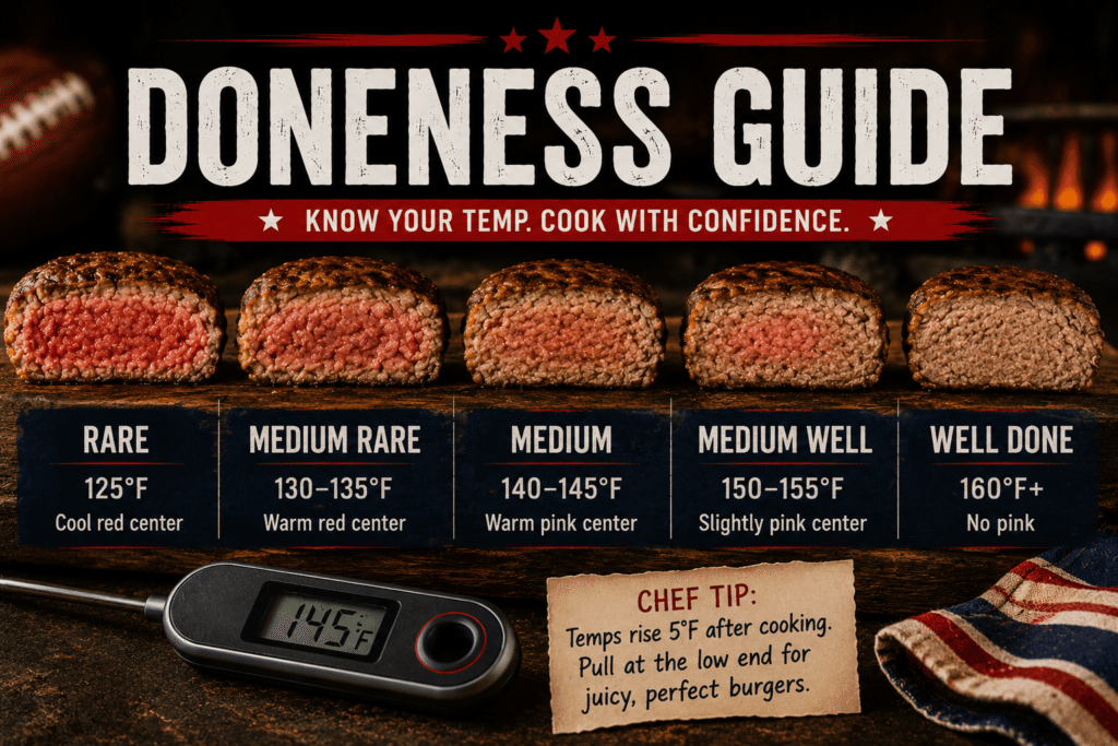 football burger guide
