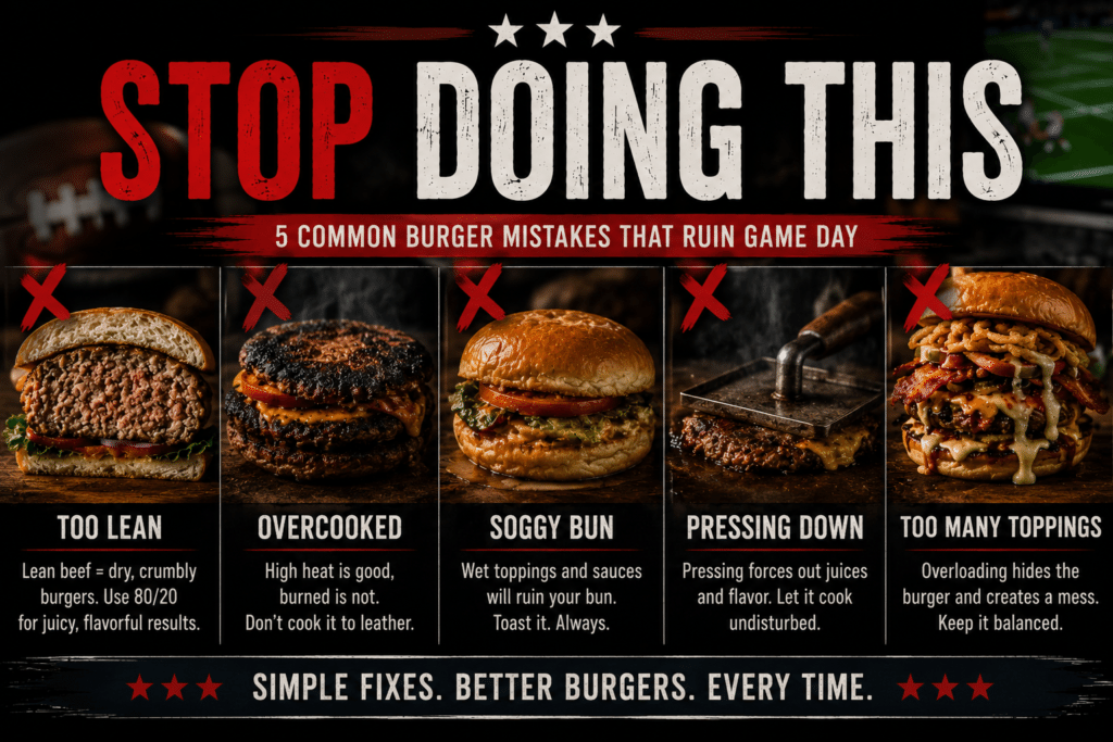 football burger guide