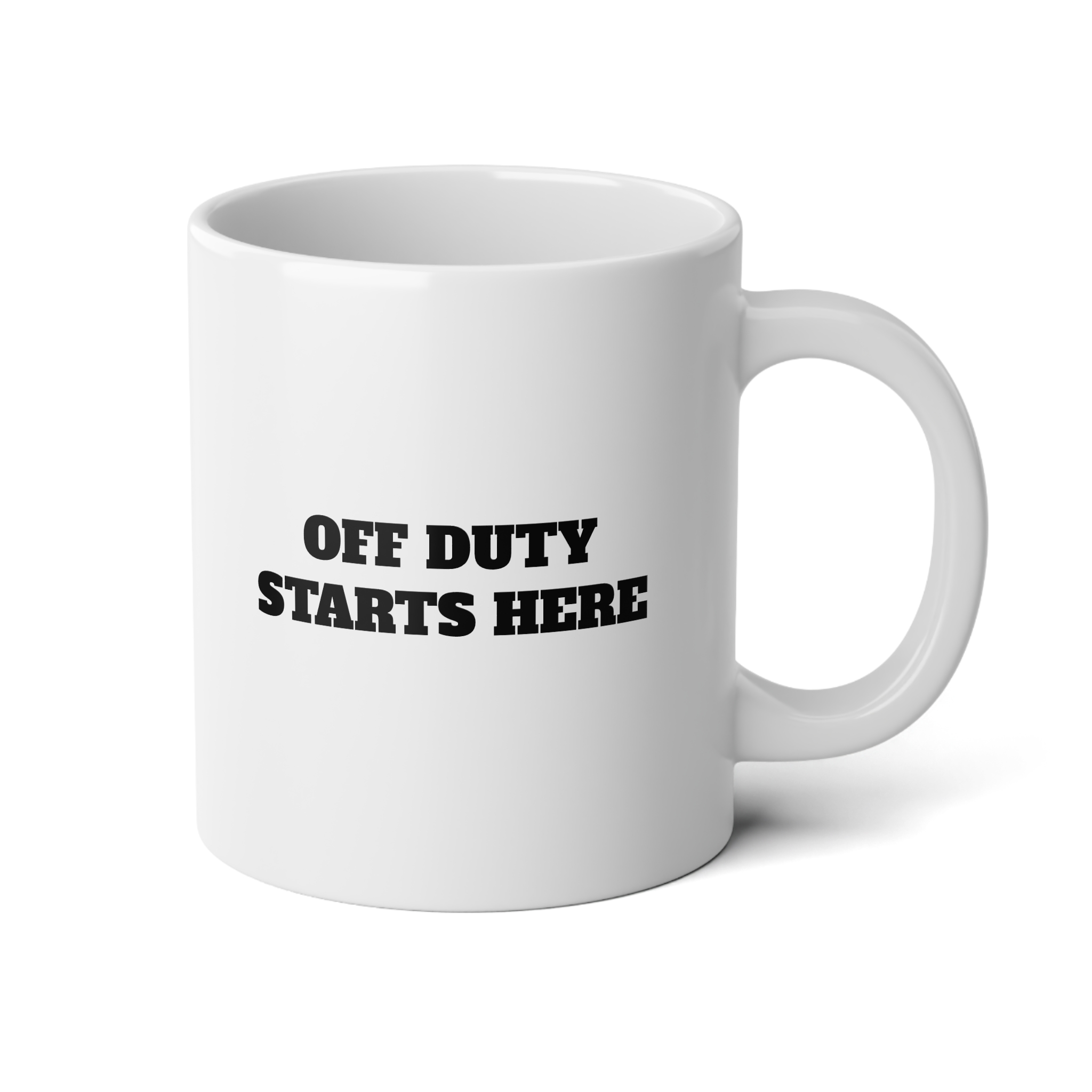 THE BATHROBE PATRIOT OFF-DUTY JUMBO MUG - Image 2