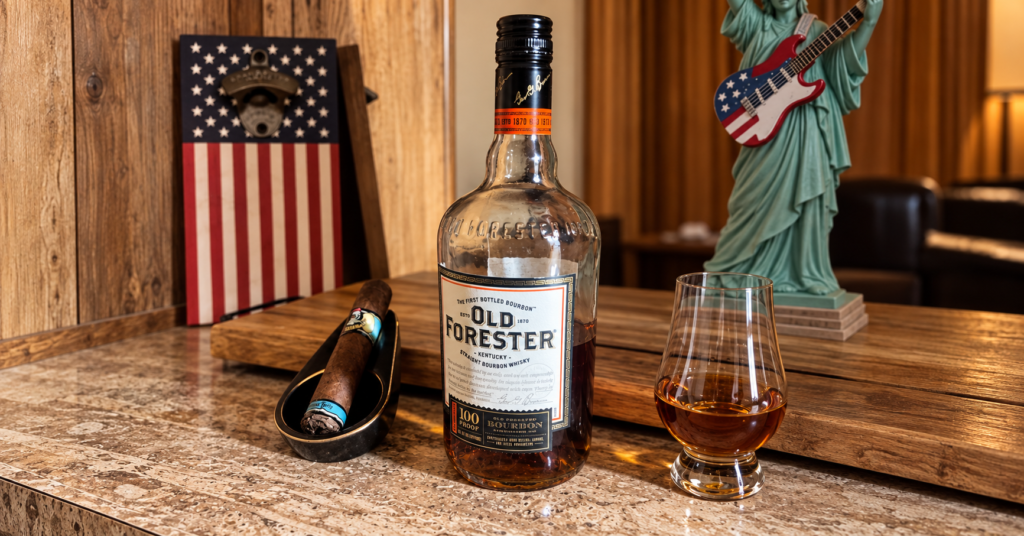 Old Forester 100 and Deadwood fat bottom betty