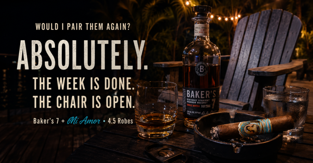 pairing bourbon with cigars