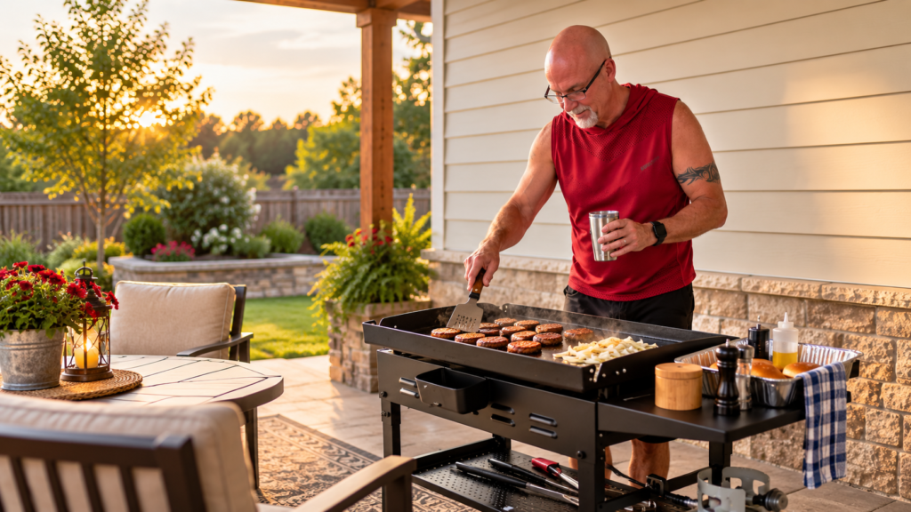 make something on the grill