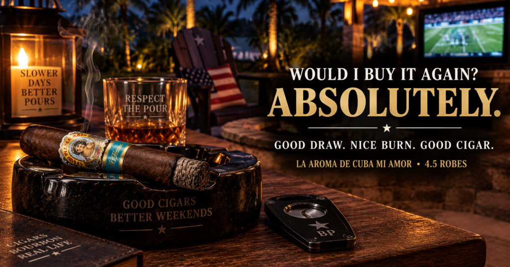 Cigar, Bourbon, and Backyard Evenings