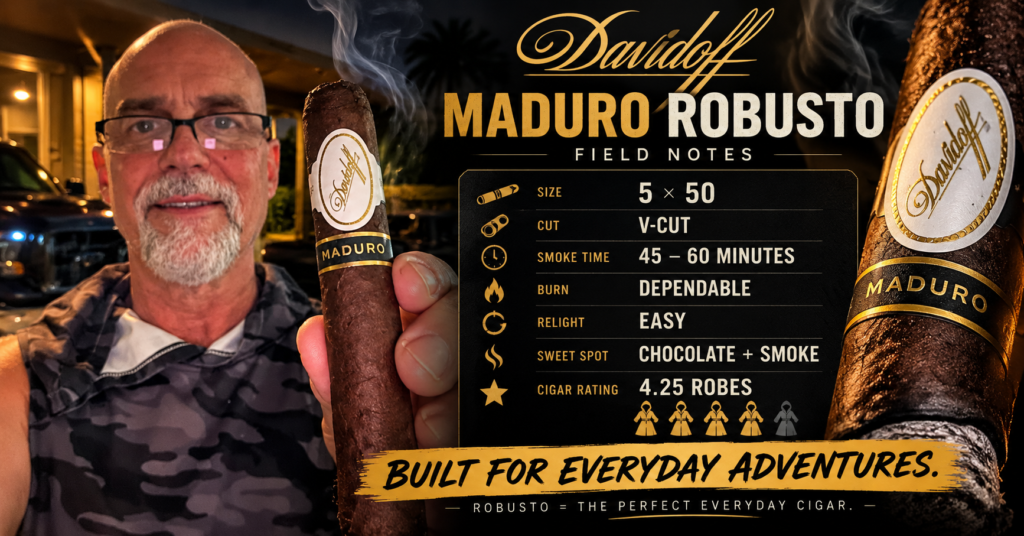 Elijah Craig Davidoff Maduro pairing